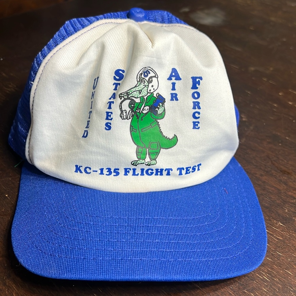 United States Air Force Kc-135 Flight Test Vintage Cap Snap Back
